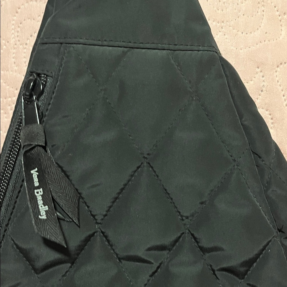 Vera Bradley Quilted Black Crossbody